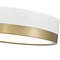 Z-Lite Algar Flush Mount, 1-Light, 12 In.W x 3 In.H, Matte White + Modern Gold/Frosted 1006F12-MW-MGLD-LED - alternate 8